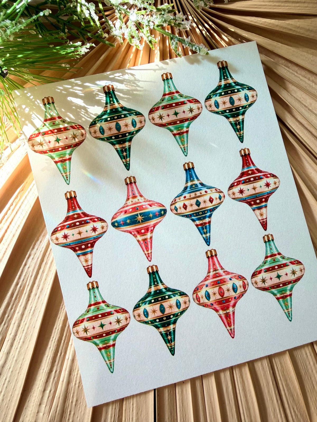 MCM Ornament Transfers & Fitted Cutter