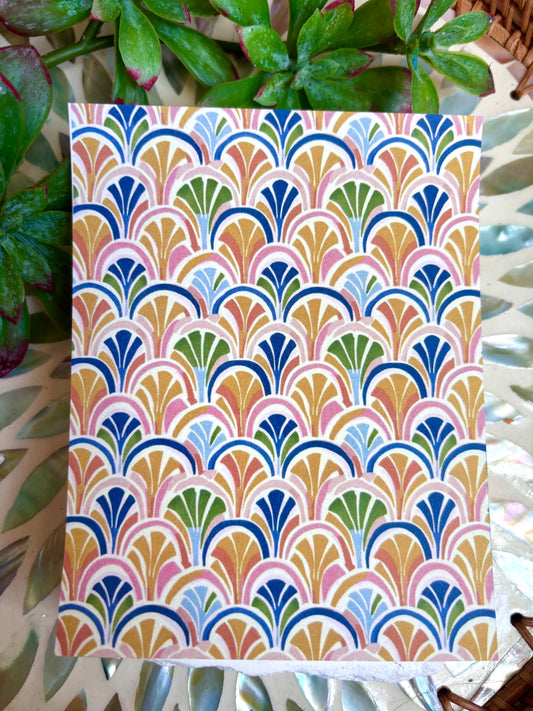 Abstract Scallop Transfer Paper