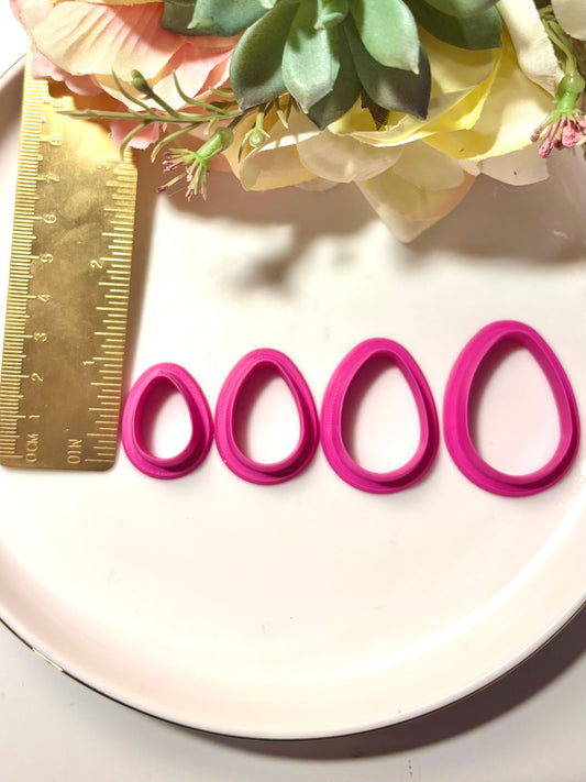 Bauble Collection- Chunky Teardrop Cutters