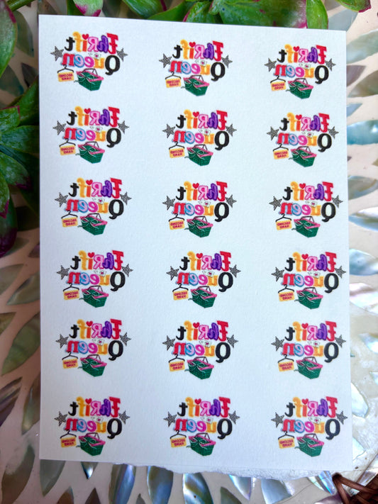 Thrift Queen Transfer Paper