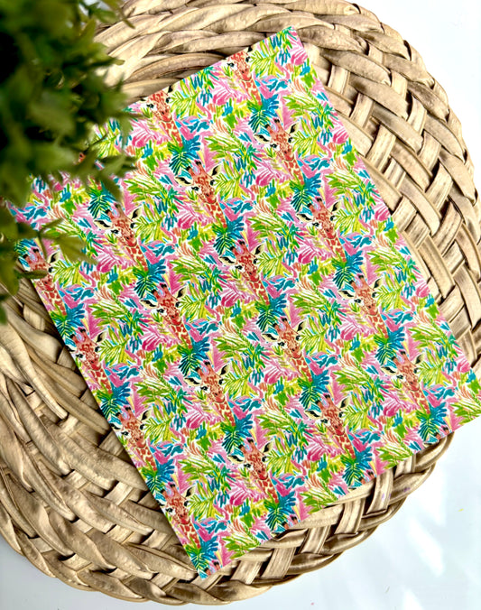 Giraffe Watercolor Transfer Paper