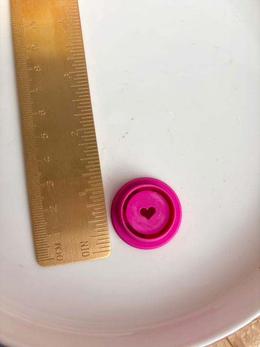 Tiny Heart Debossed Cutter
