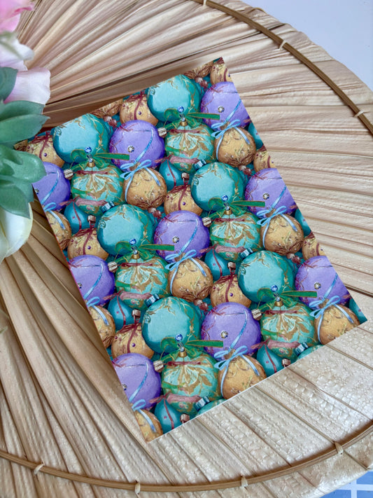 Pastel Ornaments Transfer Paper