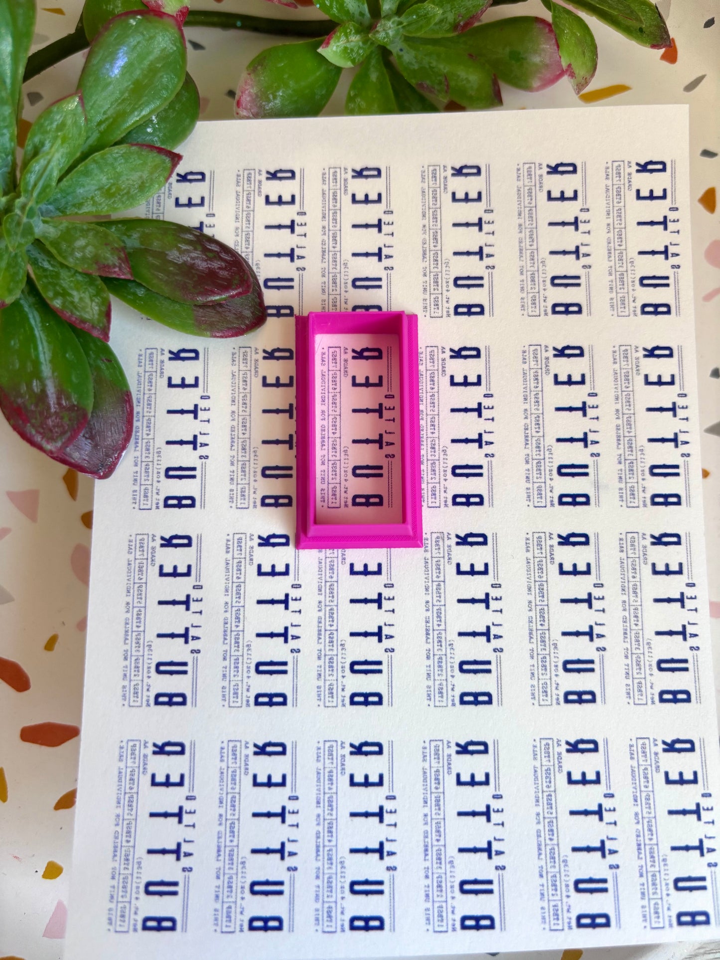 Butter Transfer Paper & Cutter Options