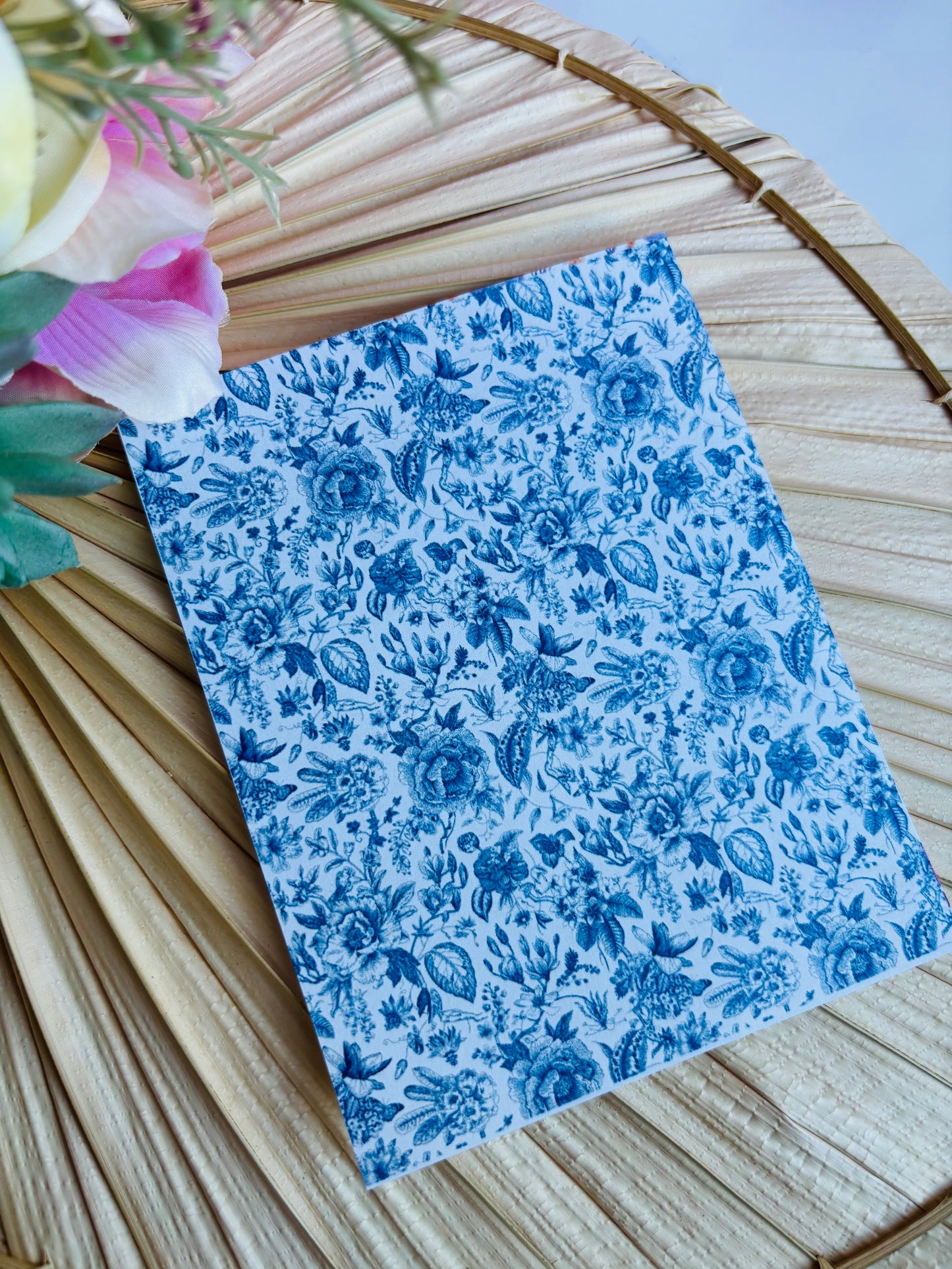 Floral Toile Transfer Paper