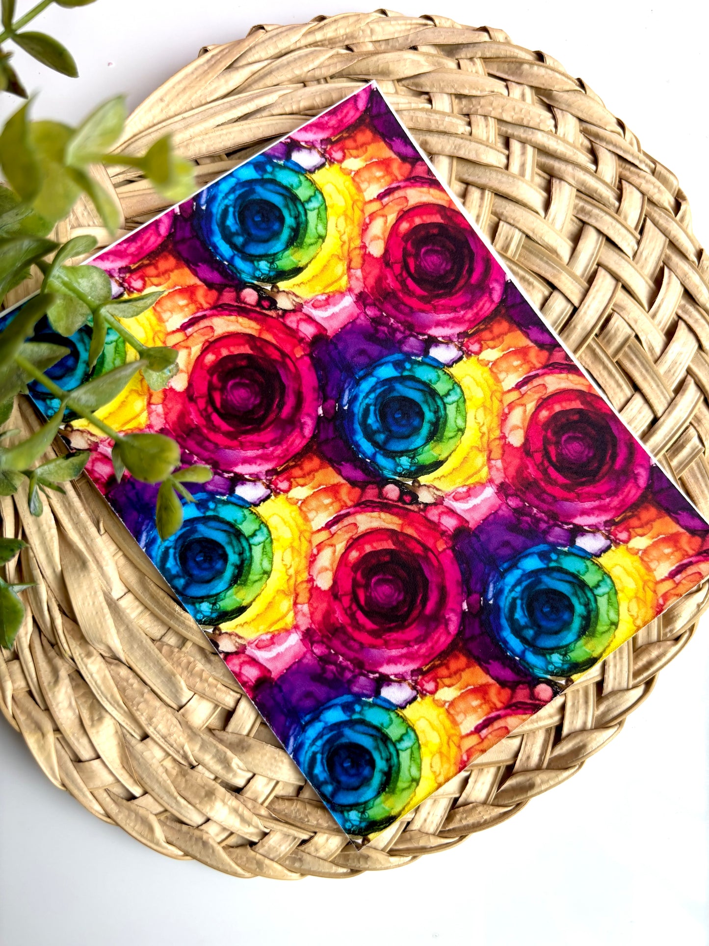 Rainbow Tie Dye Transfer Paper