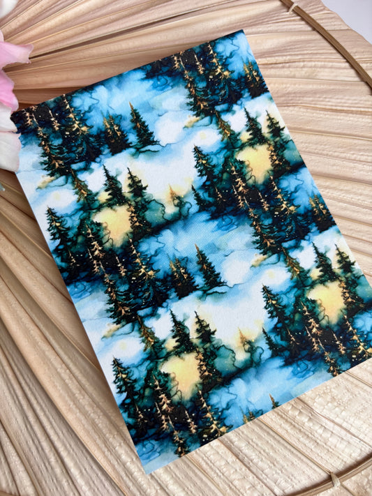 Evergreen Night Transfer Paper