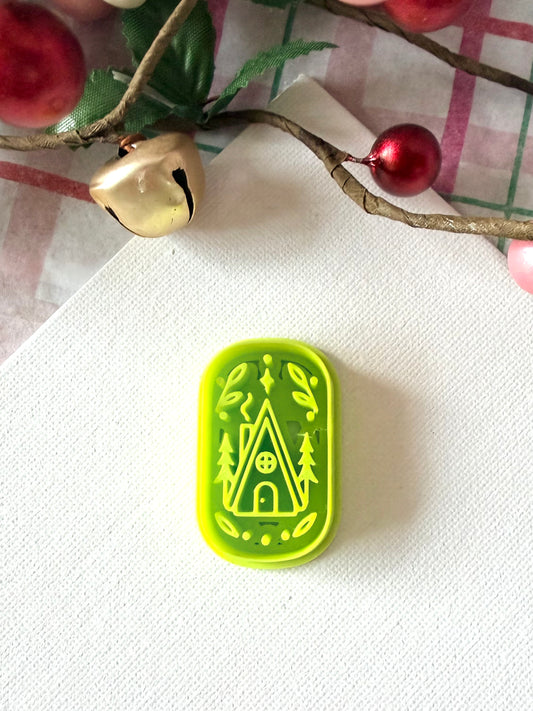 Mid Century House Embossed Cutter