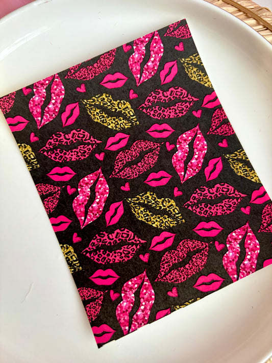 Leopard Lips Transfer Paper