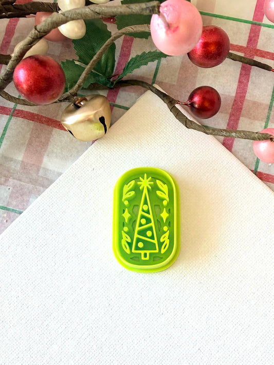 Triangle Tree Embossed Cutter