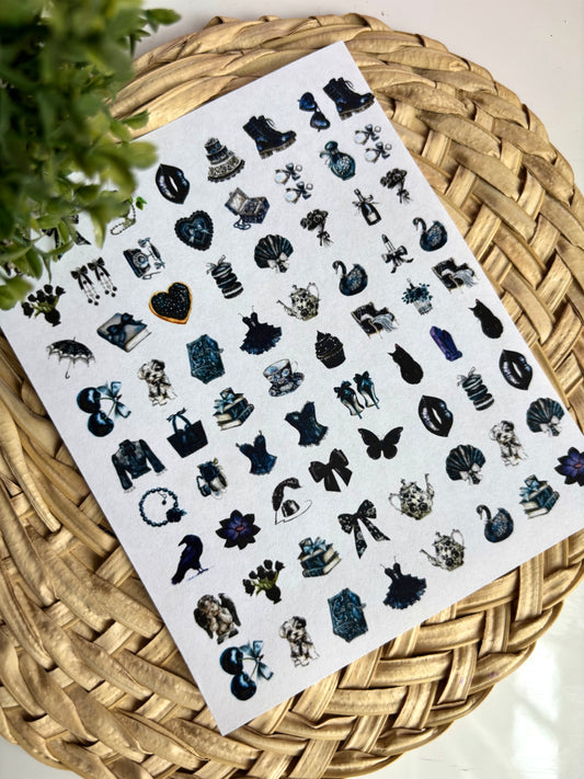 Dark Goddess Charms Transfer Paper