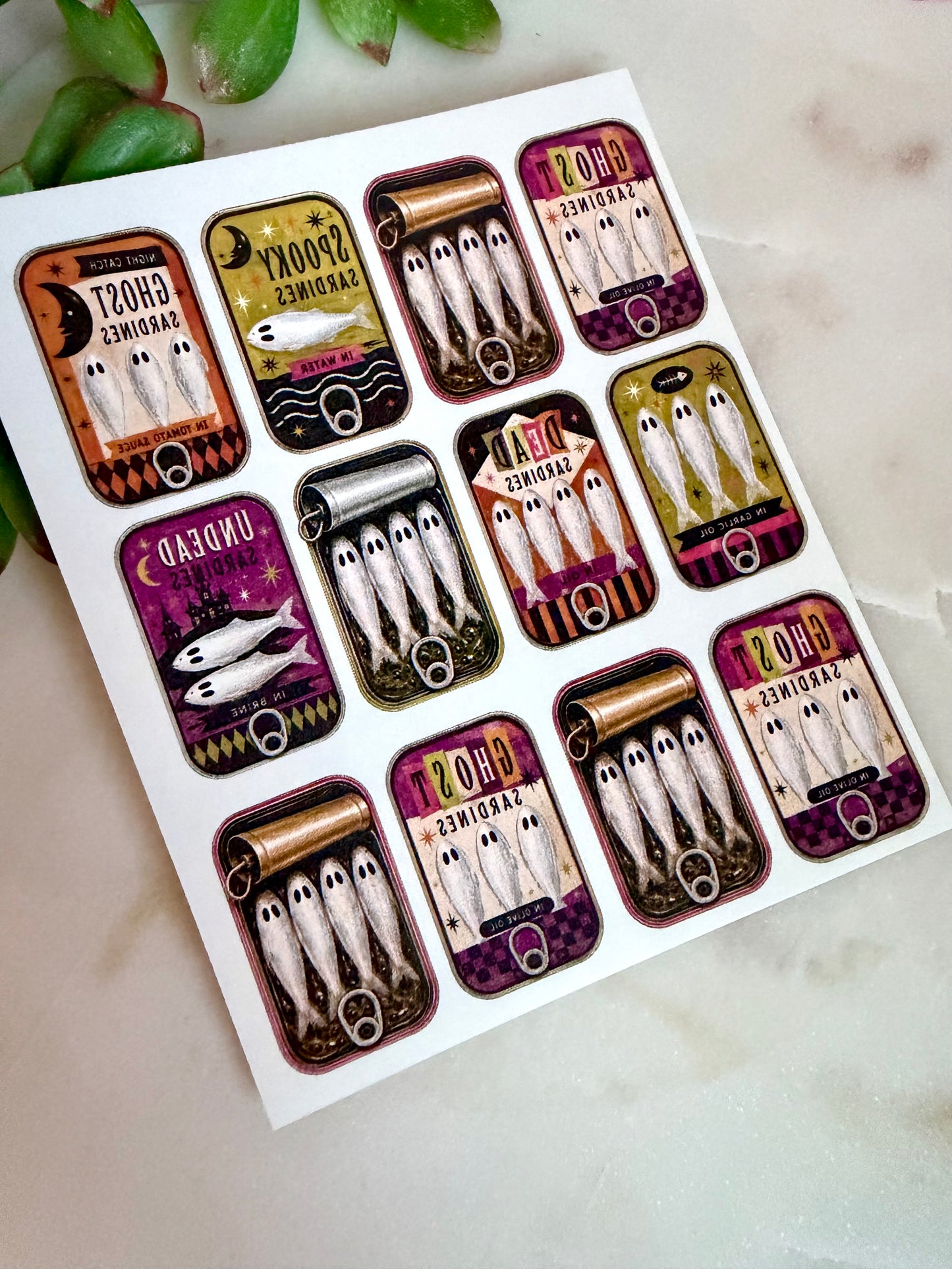 Spooky Sardine Transfer Papers & Cutter