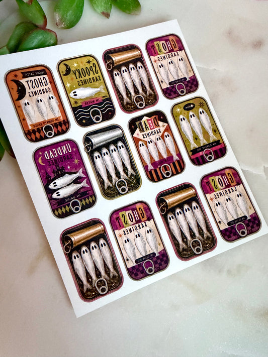 Spooky Sardine Transfer Papers & Cutter