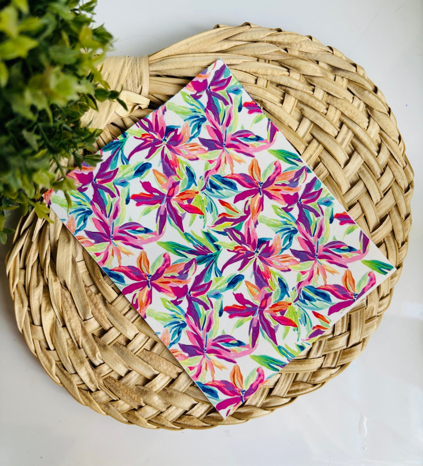 Floral Tropical Transfer Paper