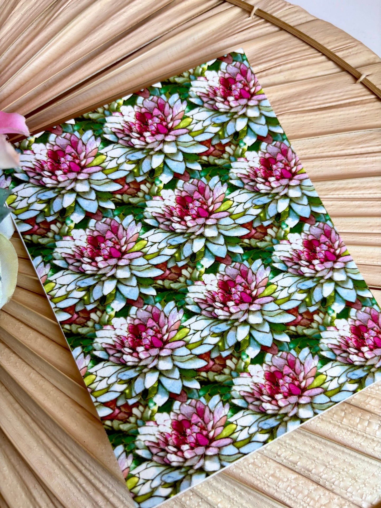 Pink Water Lily SG Transfer Paper