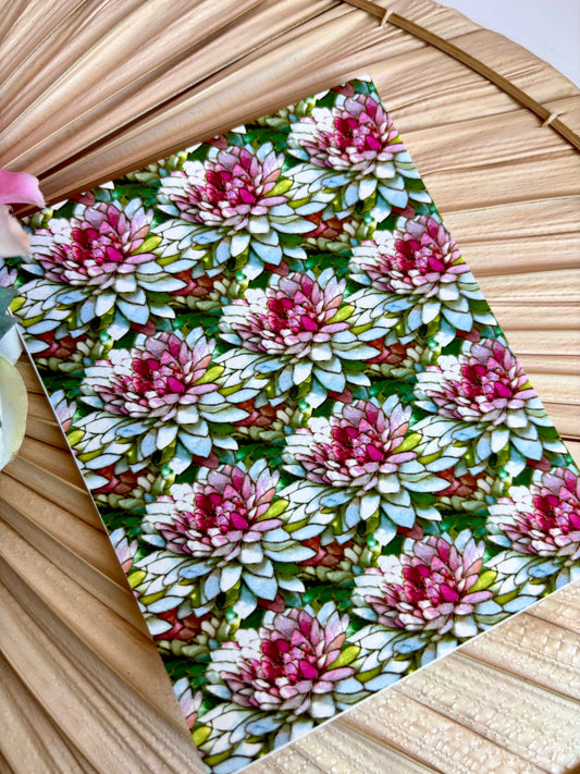 Pink Water Lily SG Transfer Paper