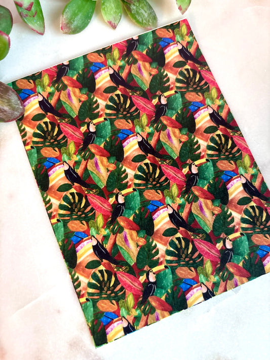 Toucan Tropic Transfer Papers
