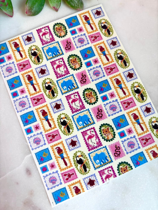 Toucan Stamp Transfer Paper
