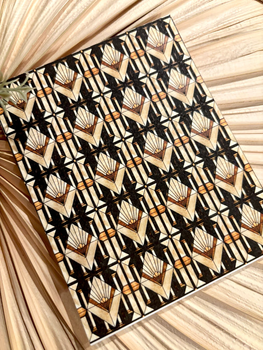 Art Deco Tile Diamond Transfer Paper