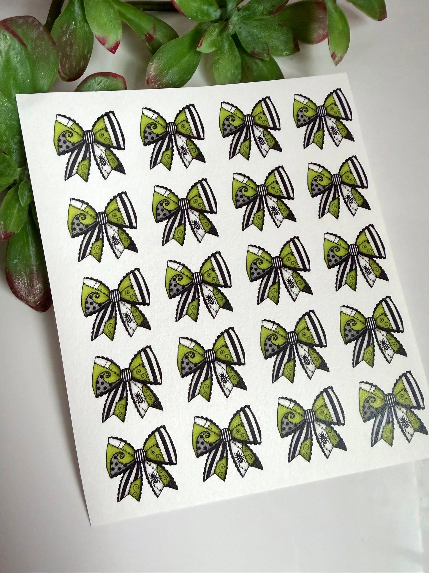 Nightmare Bow Transfer Papers