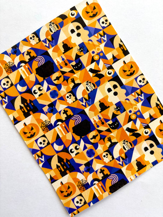 Halloween Motif Transfer Papee