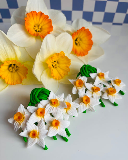 Daffodil Bouquet Earrings