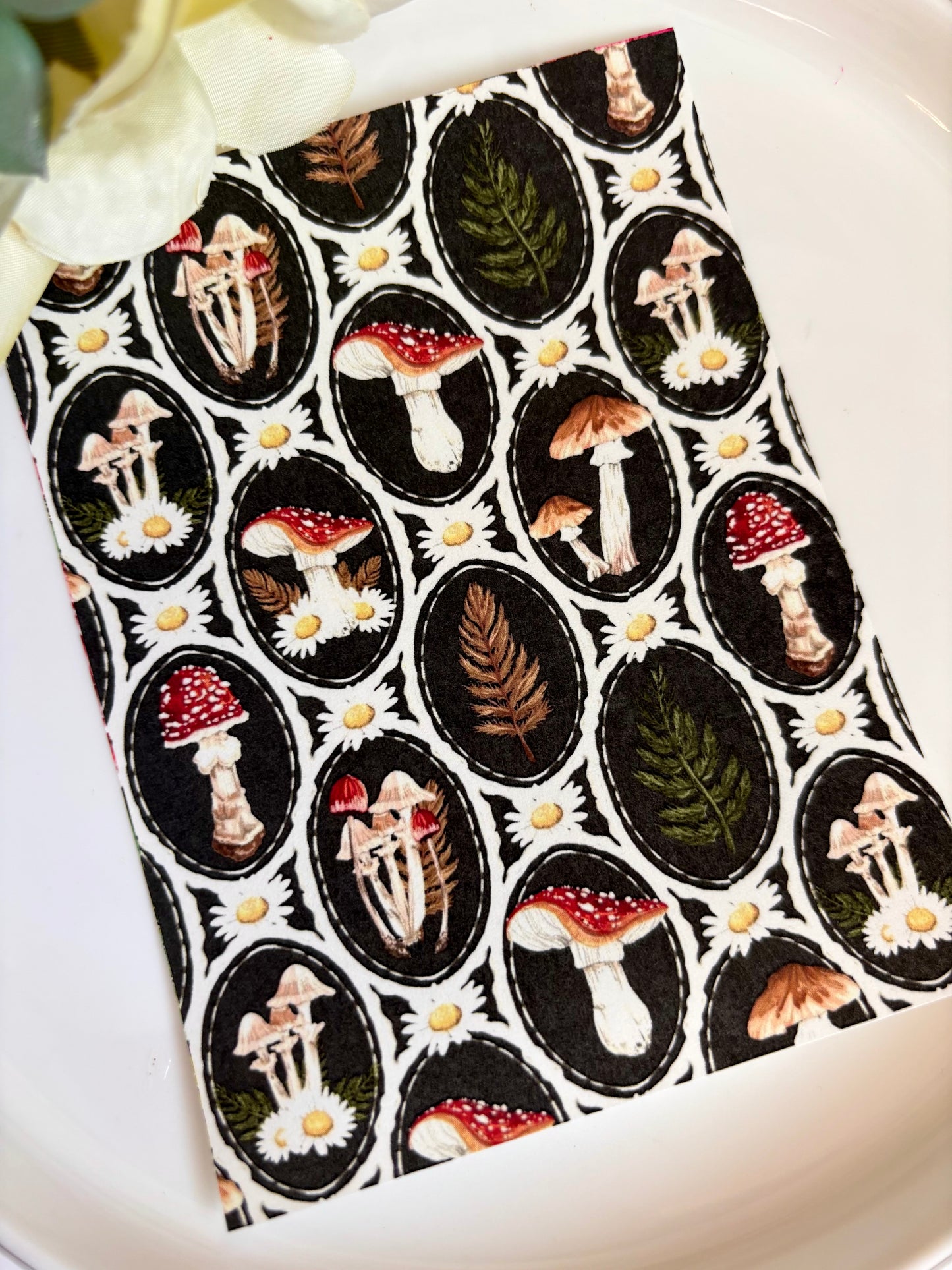 Mushroom Fern Transfer Paper