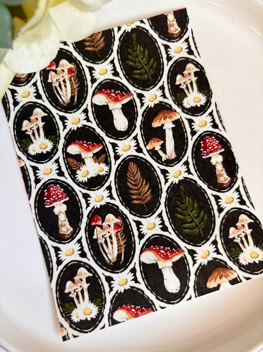 Mushroom Fern Transfer Paper