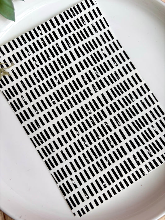 B&W Lil Lines Transfer Paper