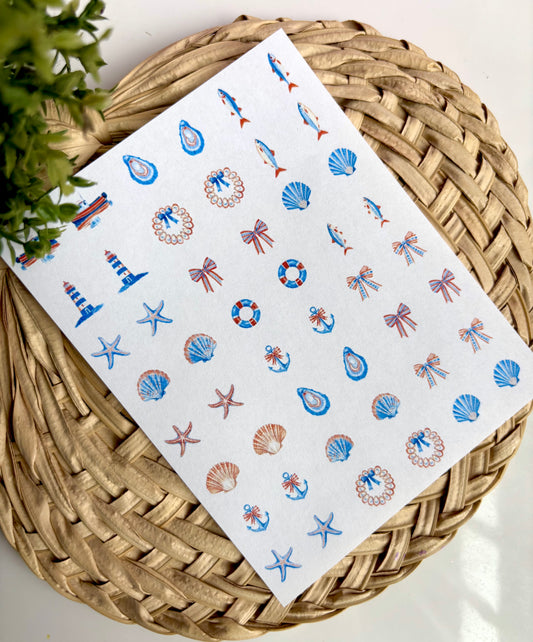 Seaside Charm Transfer Paper
