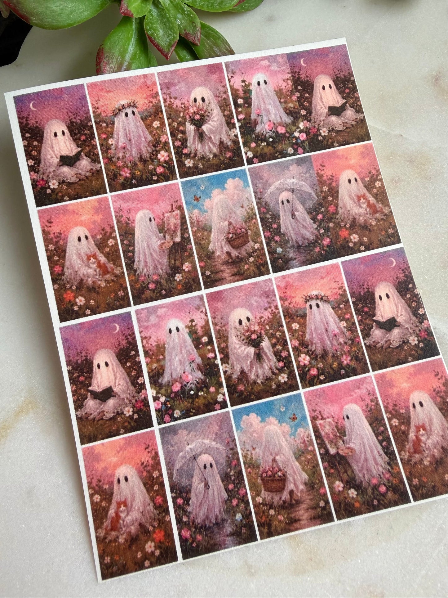 Sunset Ghost Tile Transfer Paper