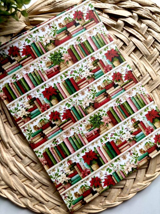 Holiday Bookshelves Transfer Paper