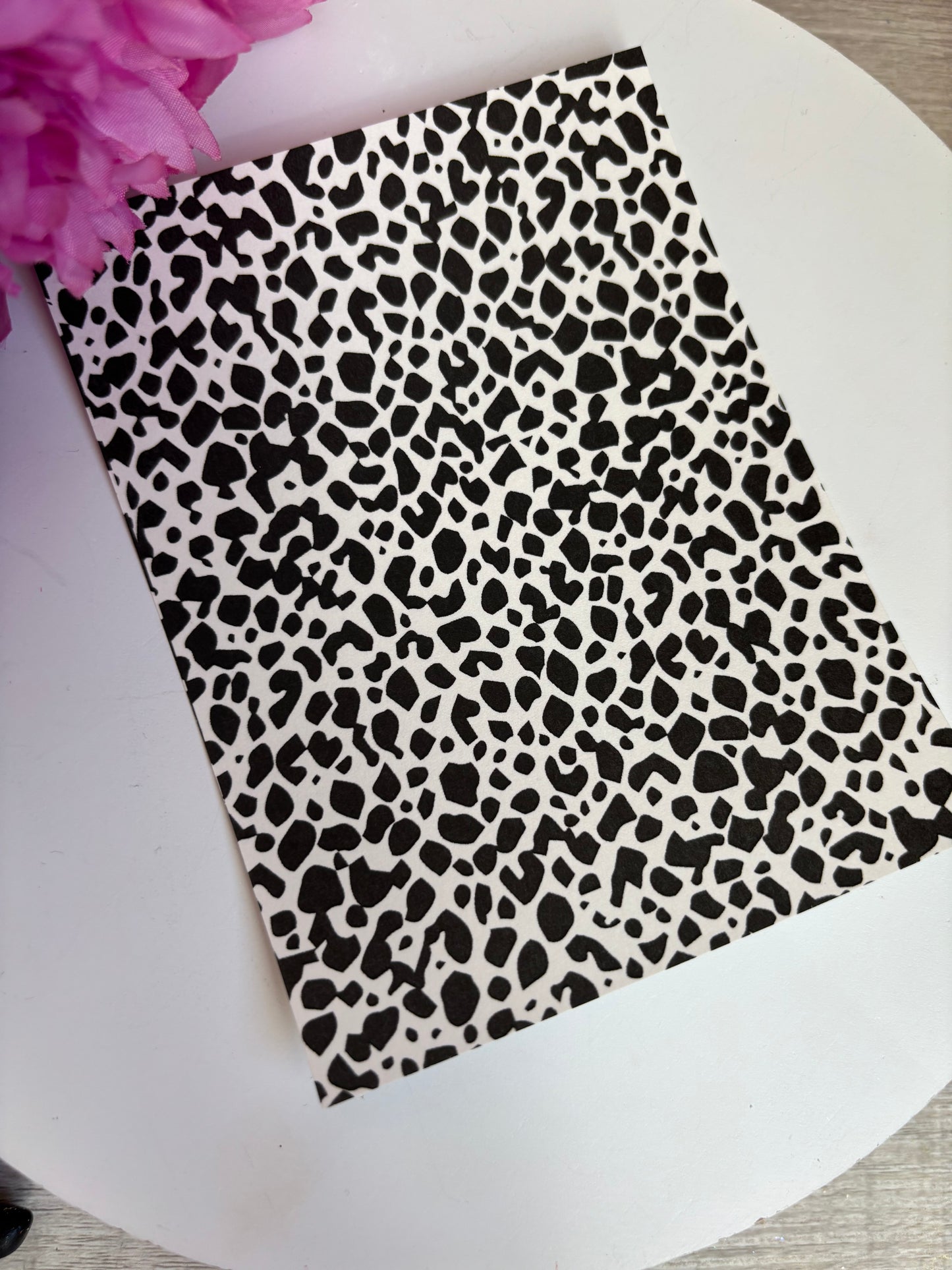 Spotted BW Transfer Paper