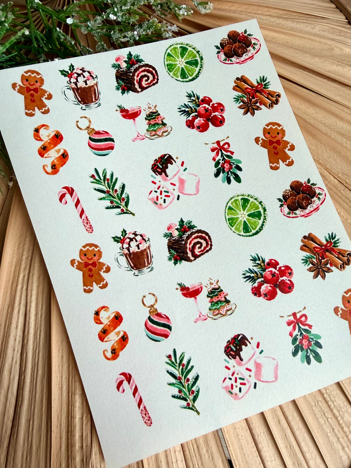 Festive Treats Charm Transfer Paper