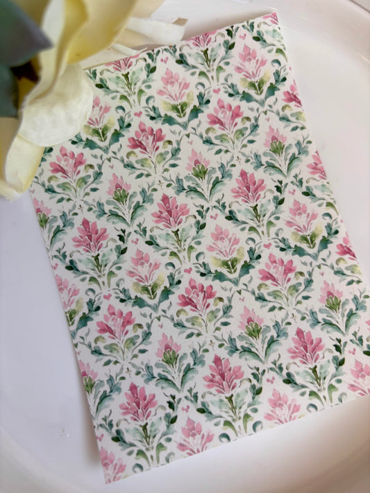 Spring Floral Pattern A Transfer Paper