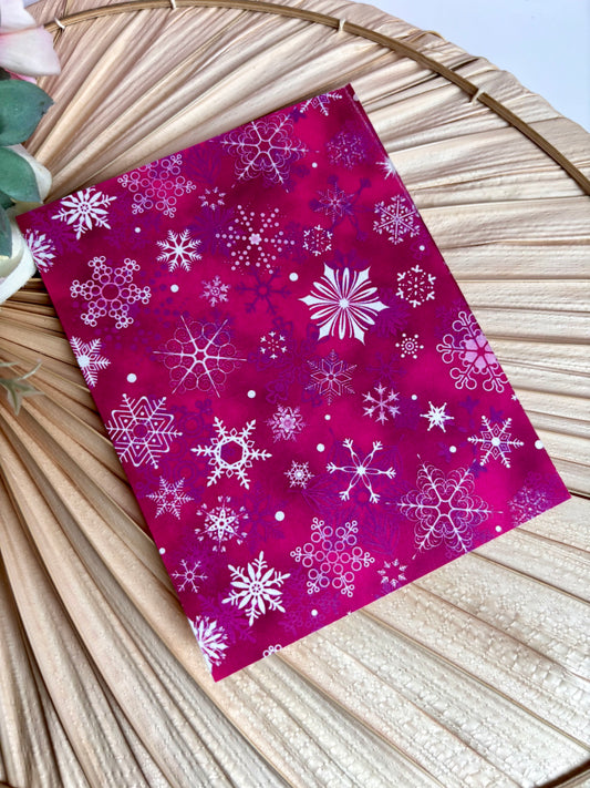 Hot Pink Snowflake Transfer Paper