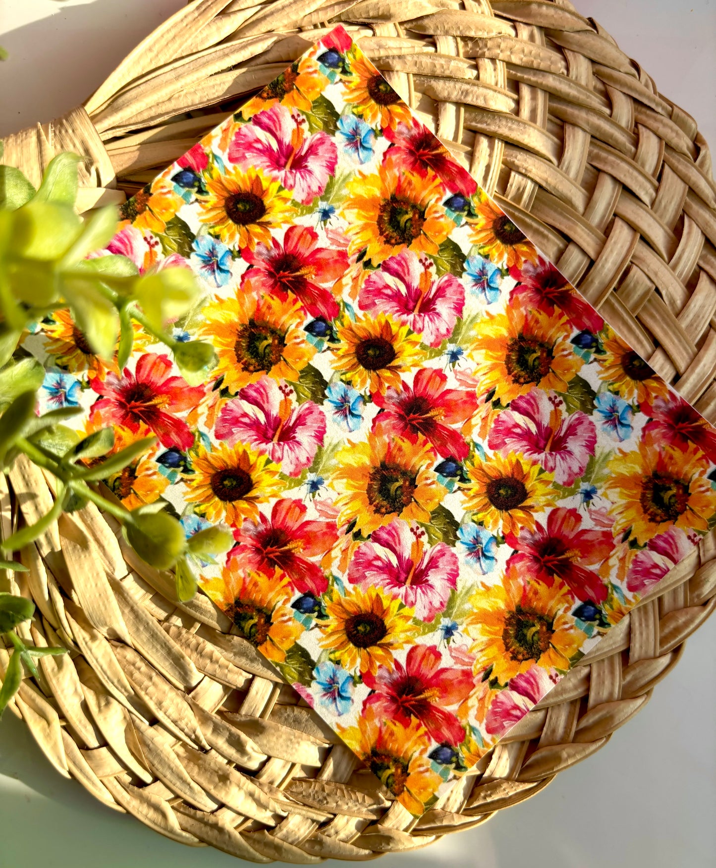 Sunflower Hibiscus Transfer Paper