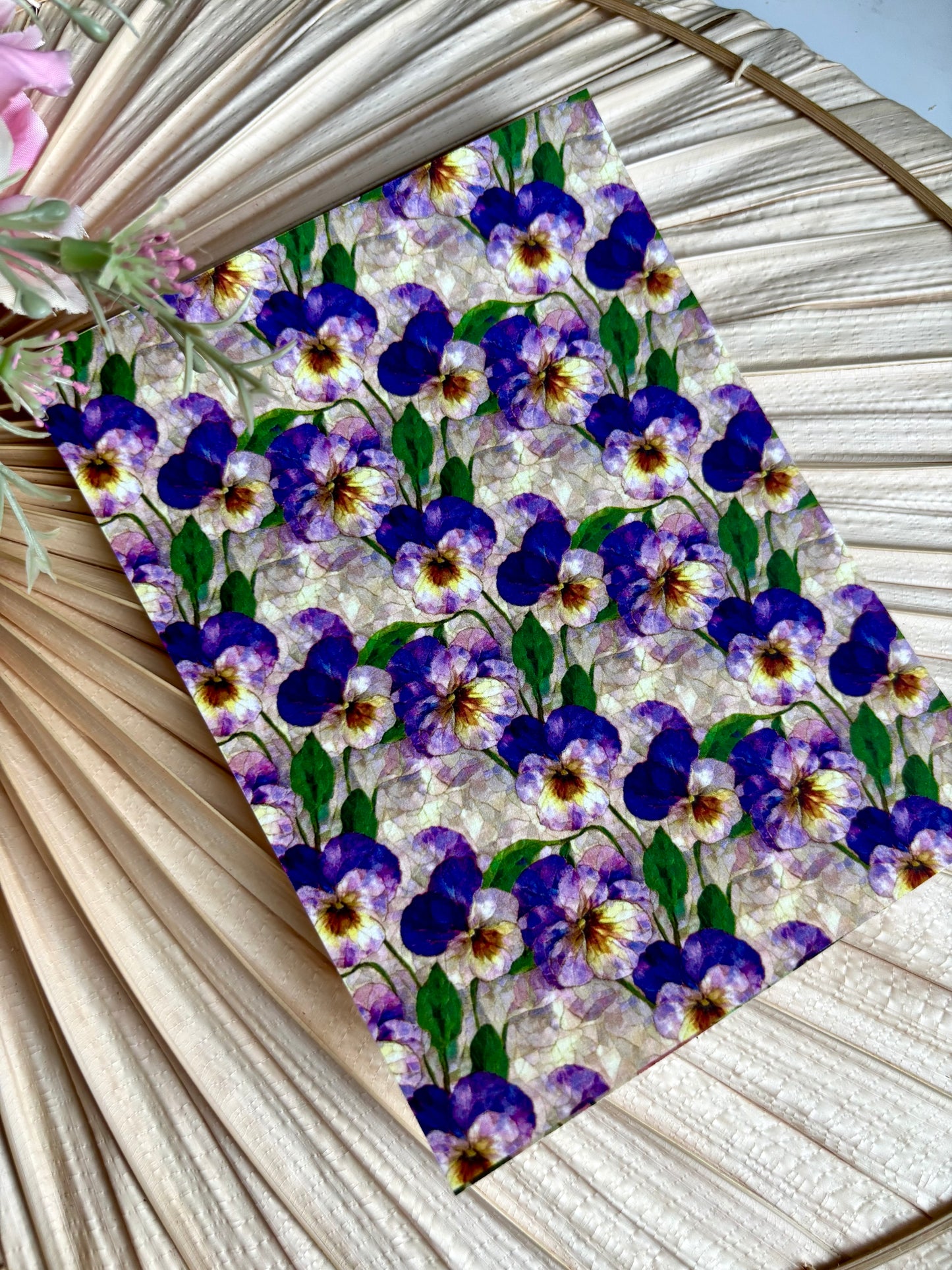 Violet Flower (February) SG Transfer Paper