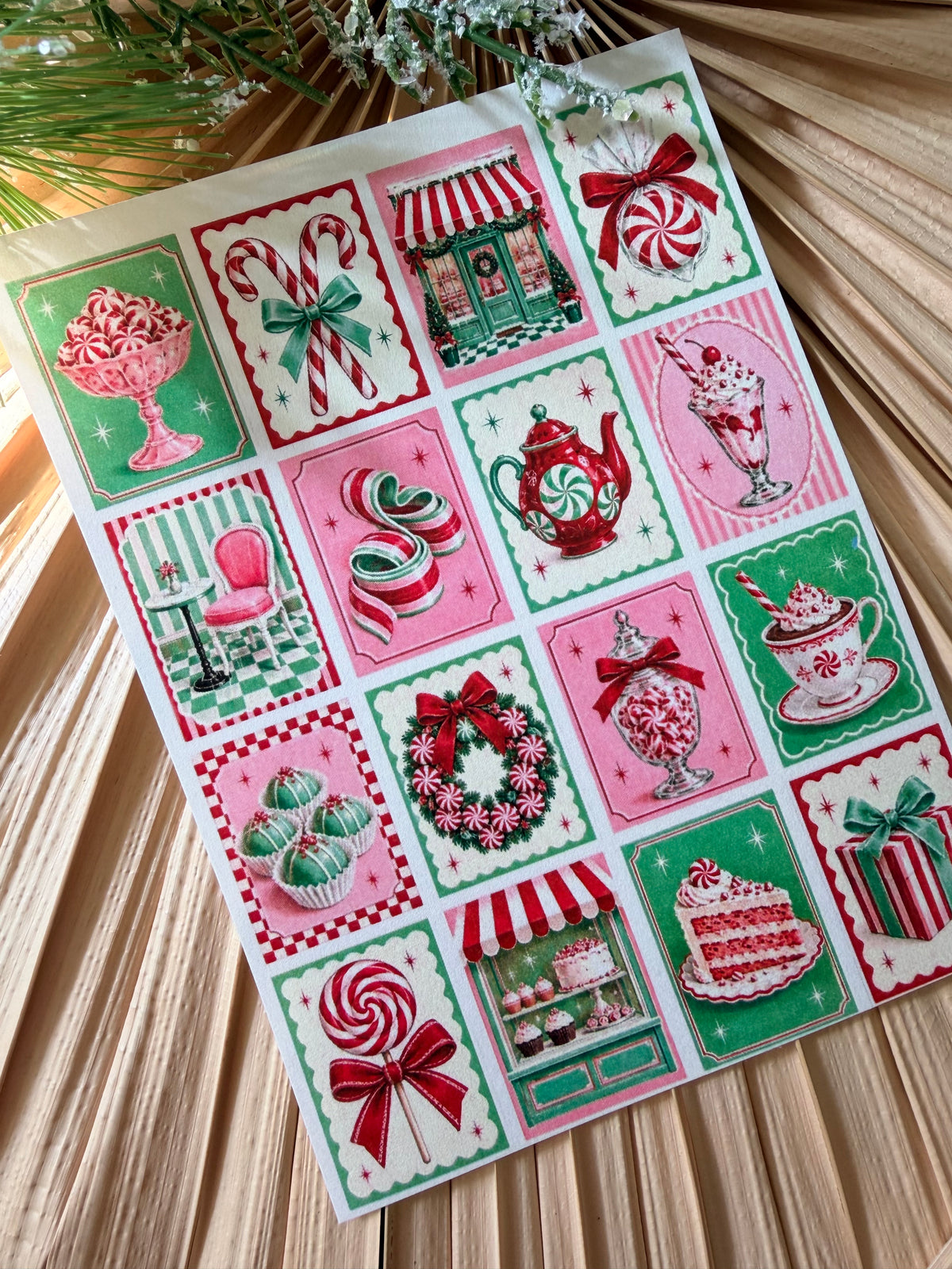 Sweet Holiday Tile Transfer Paper