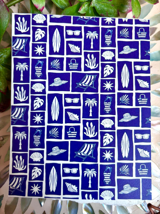 Blue Surf Transfer Paper