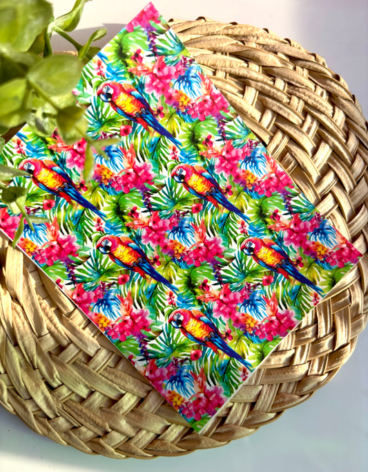 Red Macaw Transfer Paper