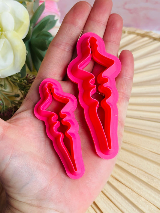 Wide Diamond Retro Ornament Cutter