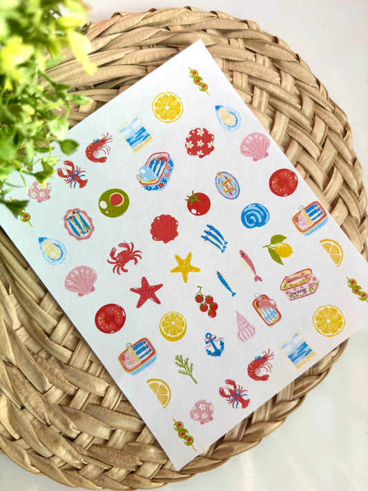 Sardine Lunch Charm Transfer Paper