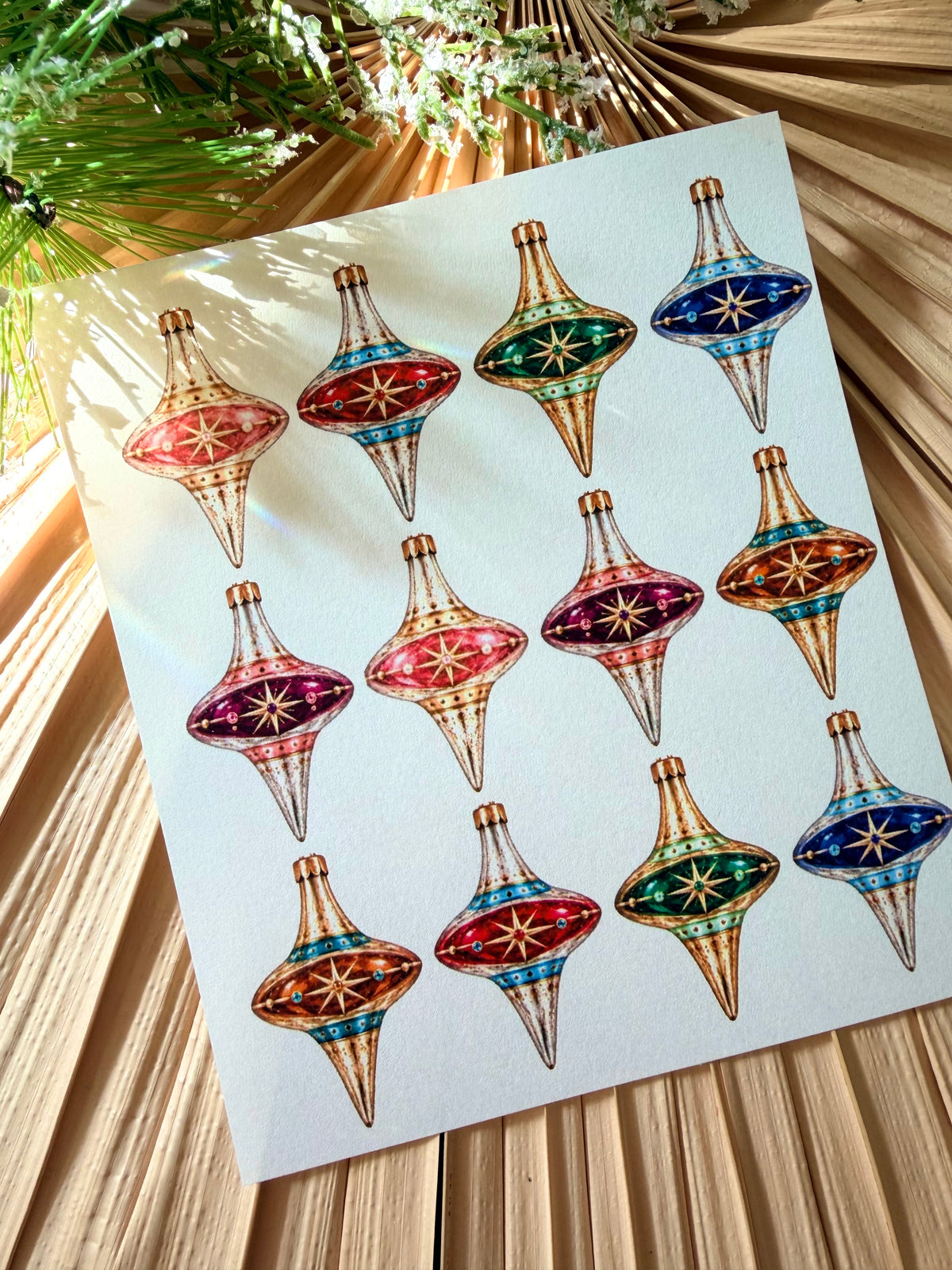 MCM Ornament Transfers & Fitted Cutter