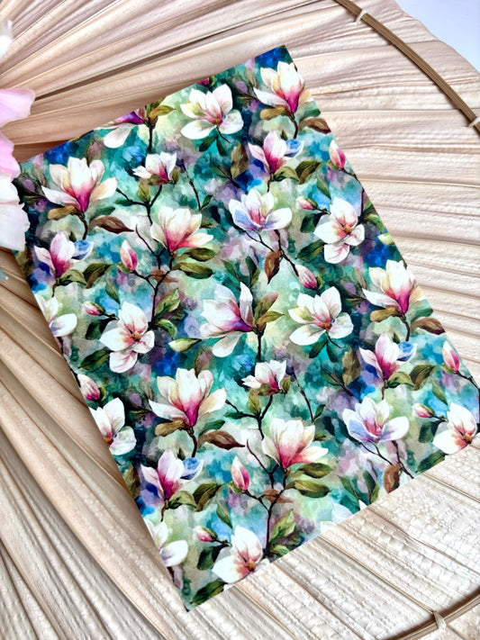 Blue Magnolia Transfer Paper
