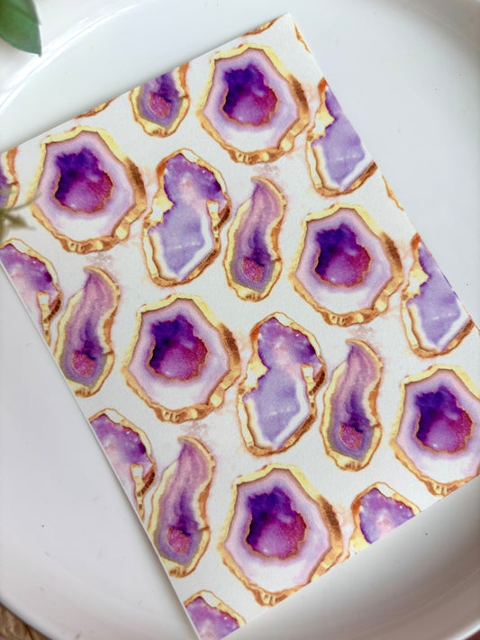 Amethyst Slice Transfer Paper