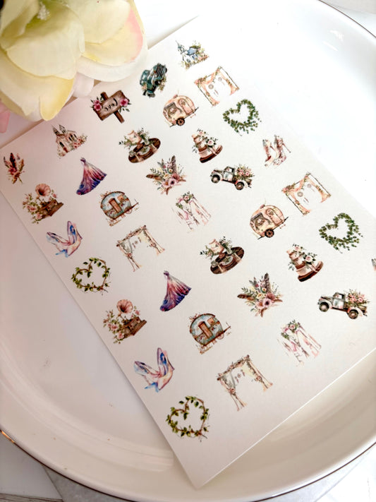 Boho Bridal Charm Paper