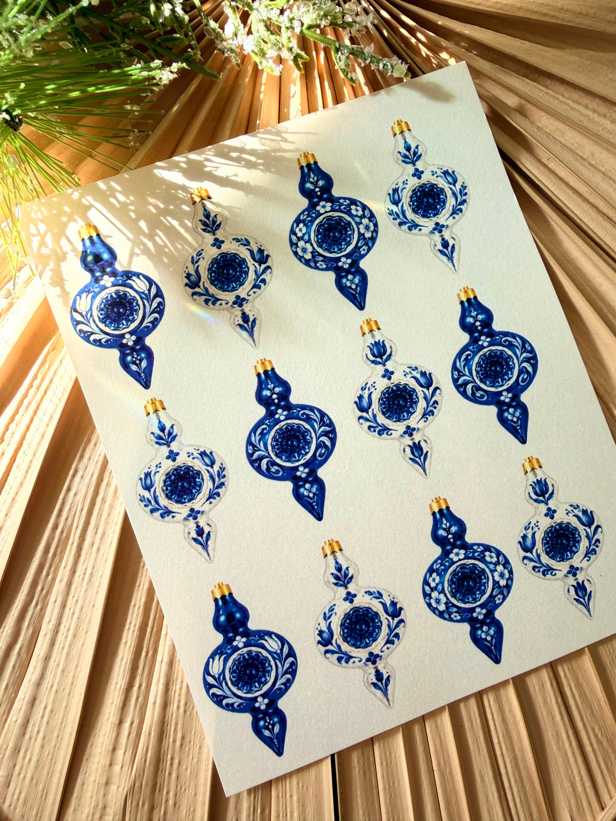 Retro Ornament Transfers & Fitted Cutter