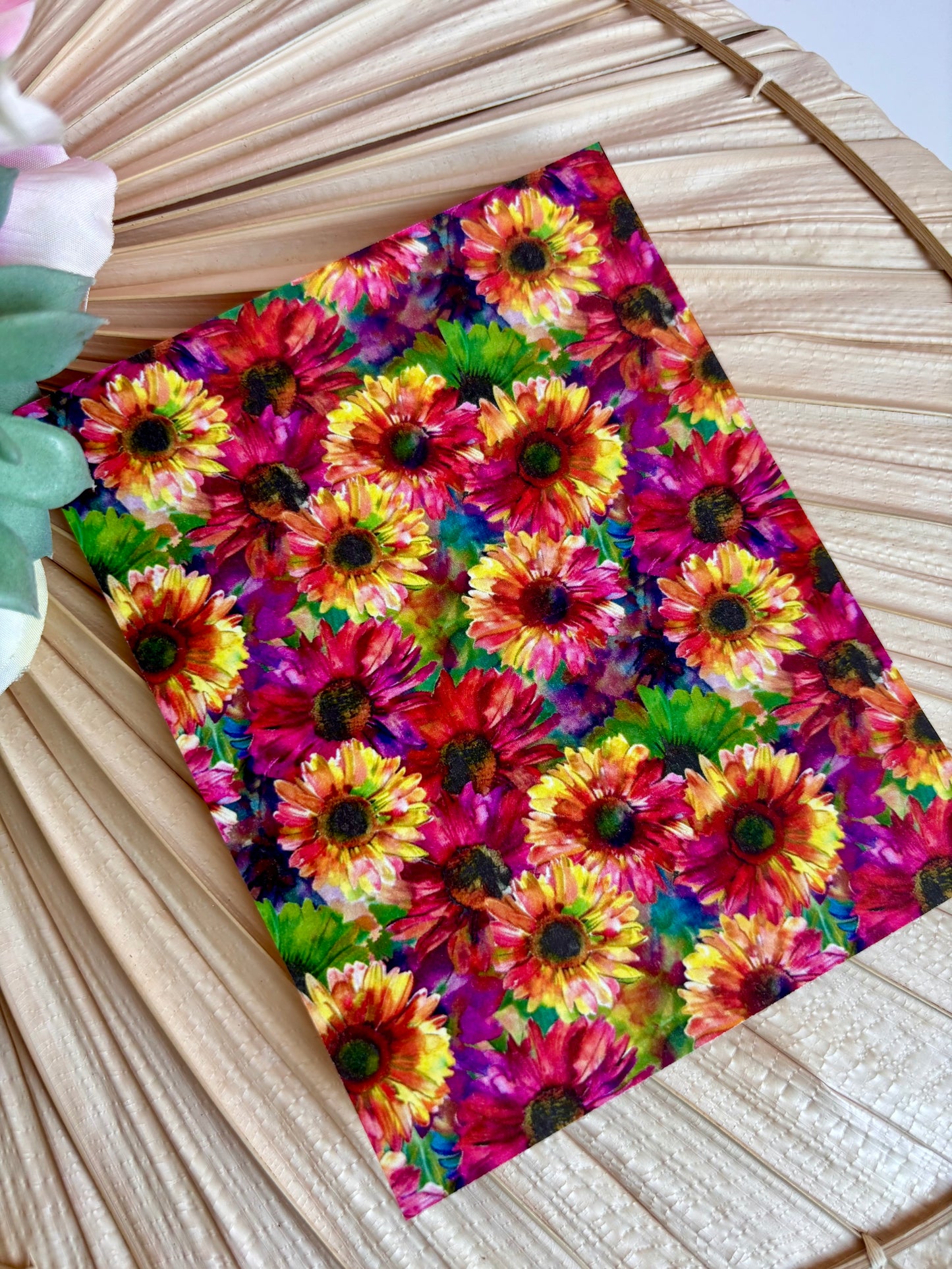 Watercolor Mums Transfer Papers