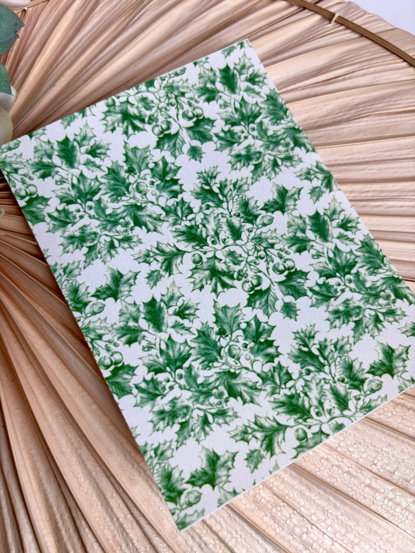 Greenery Toile Transfer Paper